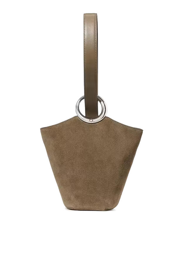Halo Suede Mini Bucket Bag