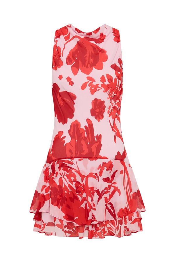  Aleyna Ruffle Mini Dress 