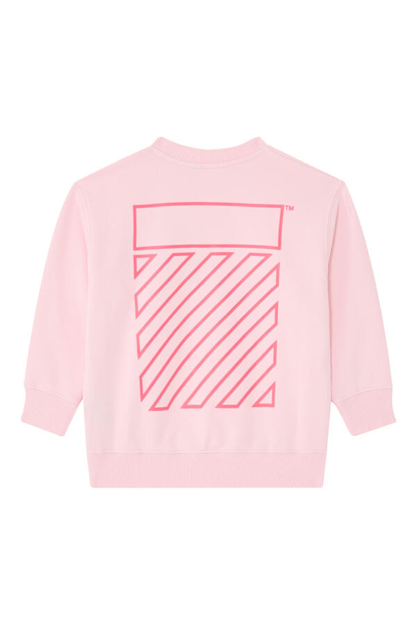 Kids Logo Diagonal Crewneck Sweatshirt 