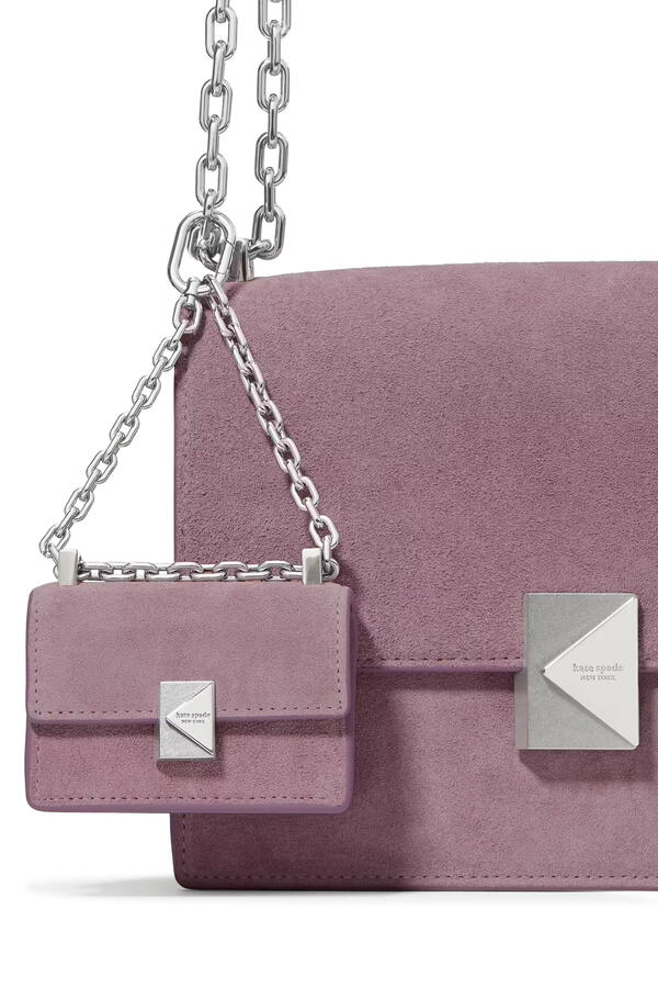 Charmed Suede Nano Deco Bag Charm 