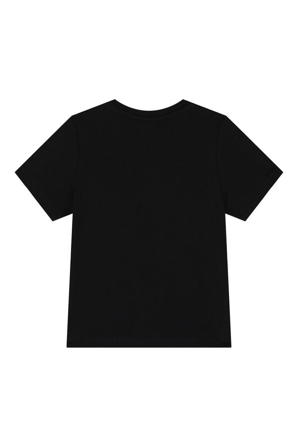 Kids Logo Print Cotton T-Shirt