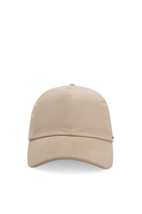 Suede Visor Cap