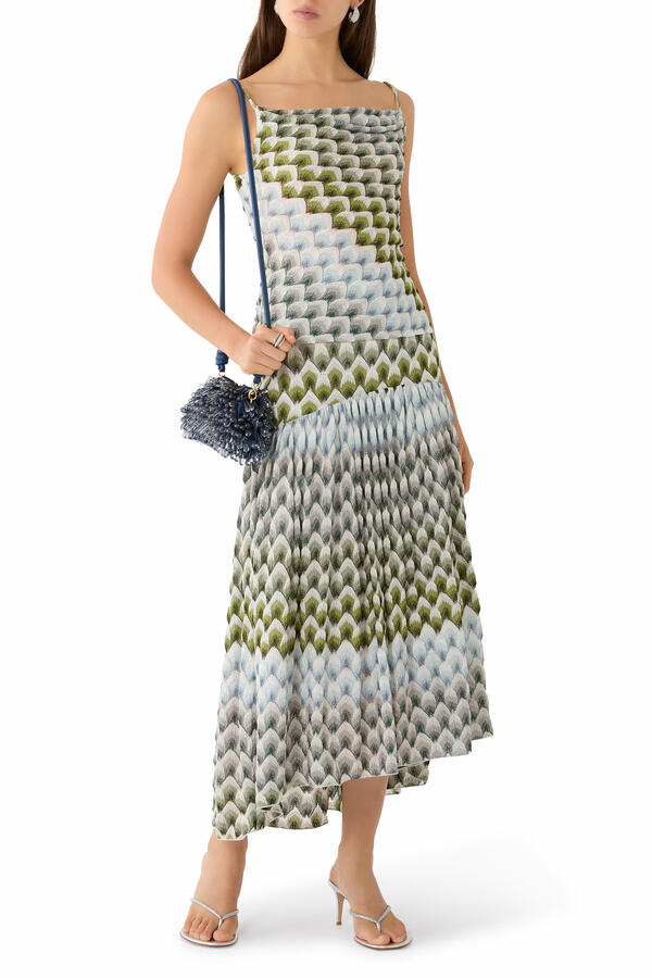  Laced Raschel Maxi Skirt 