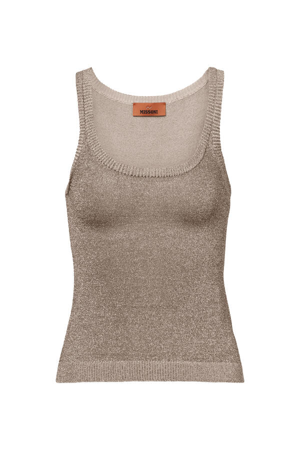 Vanise Lurex Tank Top