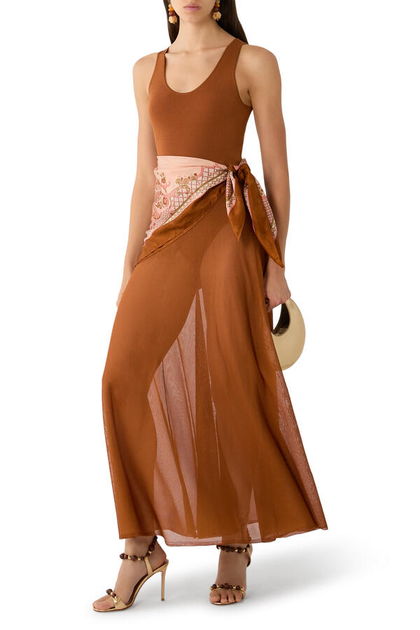 Aster Scarf Maxi Dress