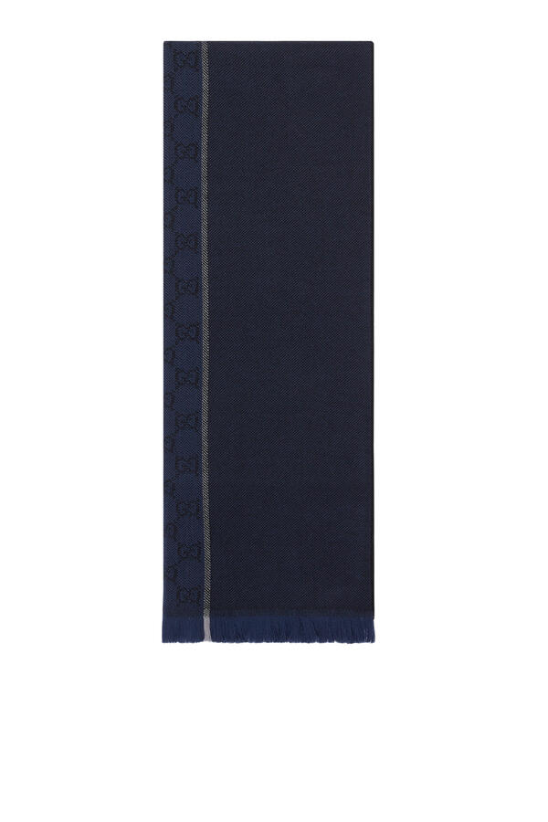 GG Wool Jacquard Scarf