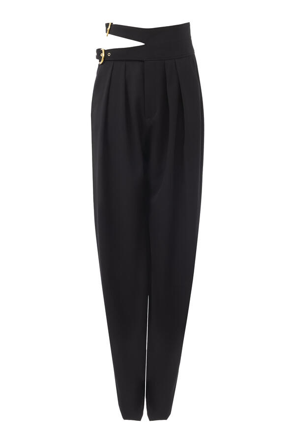 High-Rise Tailored Trousers