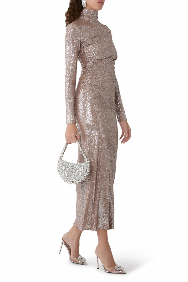 Malia Turtleneck Ankle Gown