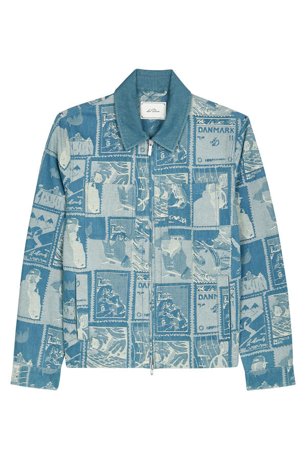 Stamp Jacquard Jacket