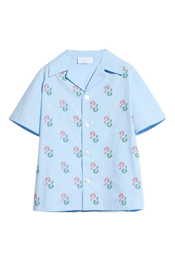 Kids Stretch Cotton Poplin Shirt