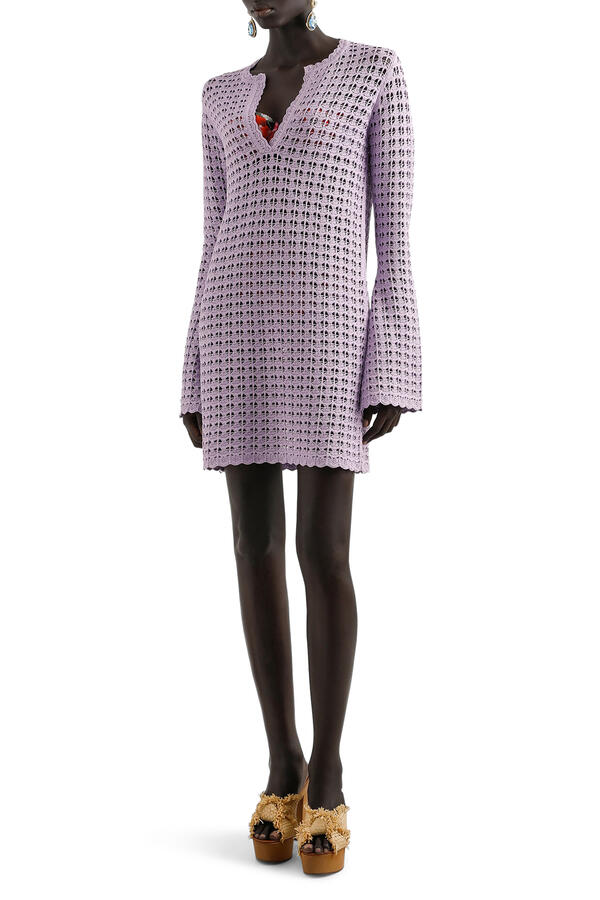 Crochet Mini Dress