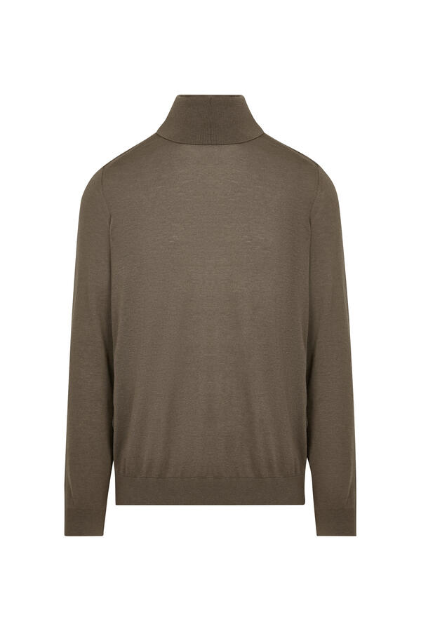 Roll-Neck Fine-Knit Jumper