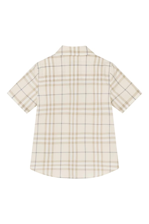 Kids Check Cotton Shirt