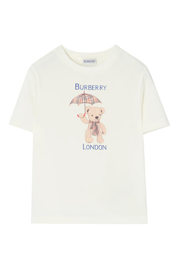 Kids London Bear Cotton T-Shirt