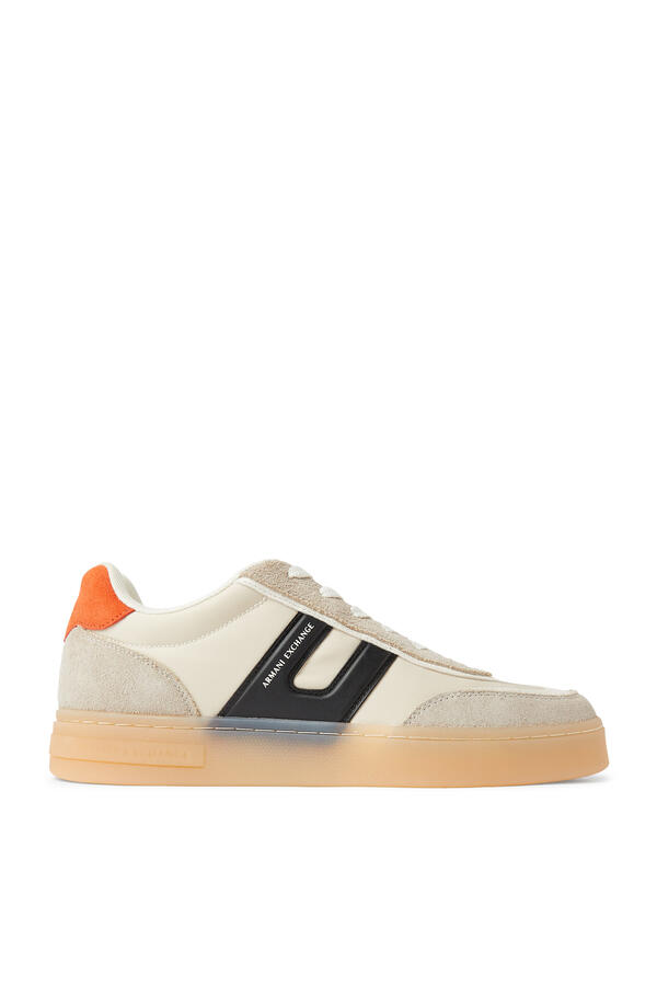 Logo Technical Fabric Sneakers
