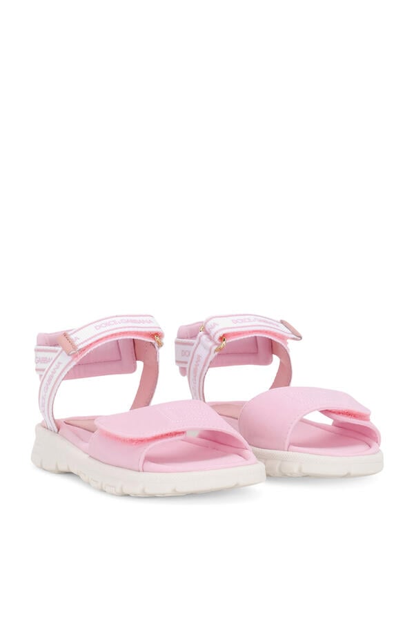 Kids Technical Fabric Sandals with DG Logo