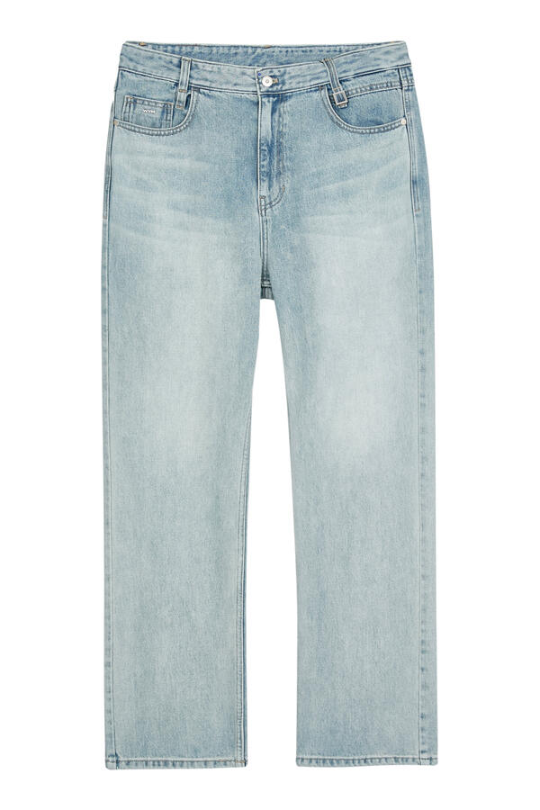 Straight Denim Pants