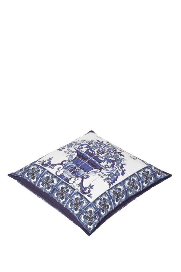 Blu Mediterraneo Small Canvas Cushion