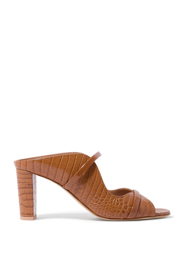 Norah 70 Embossed Leather Sandals
