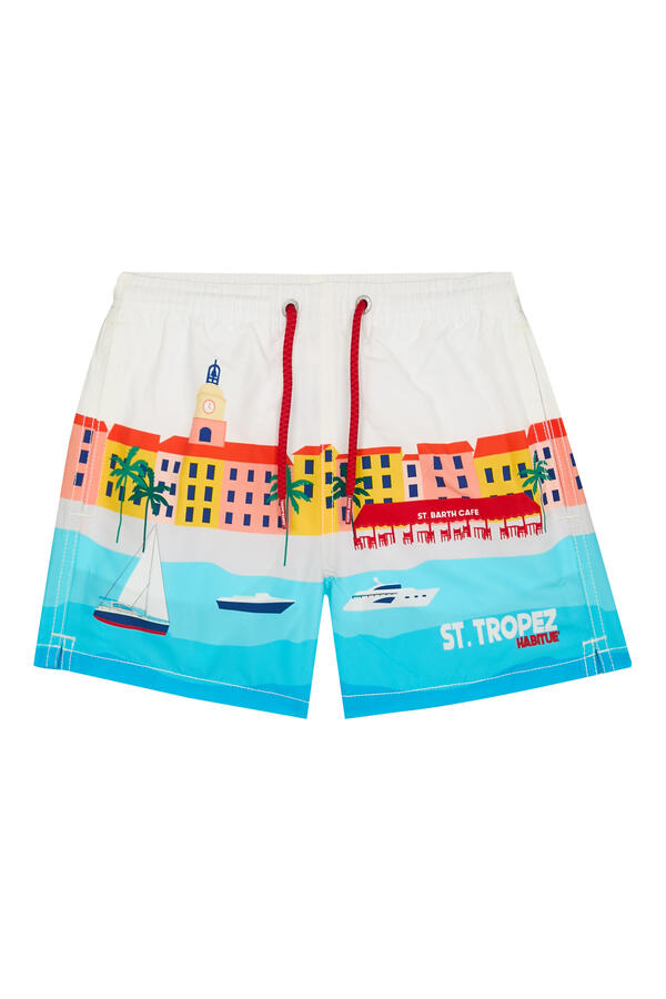Kids Haiti Mid-Length Swim Shorts