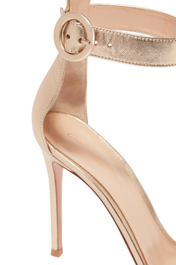 Portofino 105 Sandals in Metallic Leather