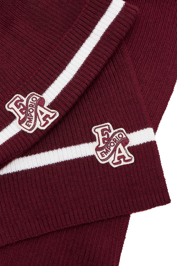 Kids Stripes Beanie and Scarf Set