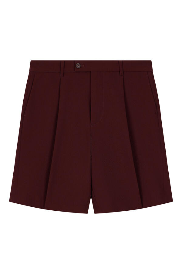 Down and Feather Padding Bermuda Shorts