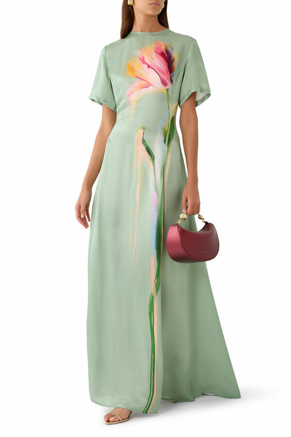 Alice Short Sleeves Maxi Dress
