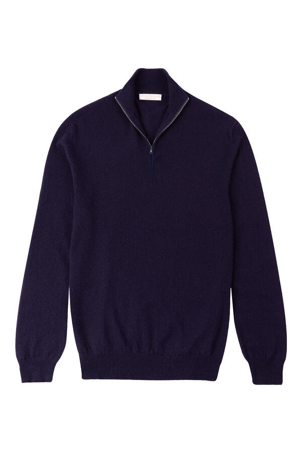 Cashmere Zip-Up Jumper