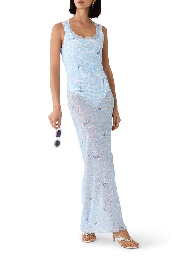 Onda Sheer Tulle Dress