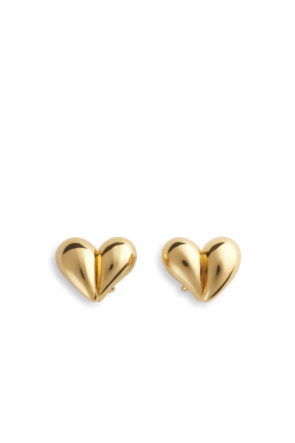 Drop Clip Earrings, 18k Gold-Finish Sterling Silver