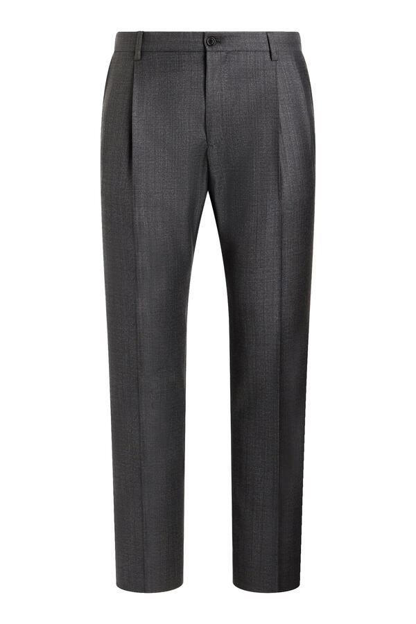  Pinstripe Virgin Wool Trousers 