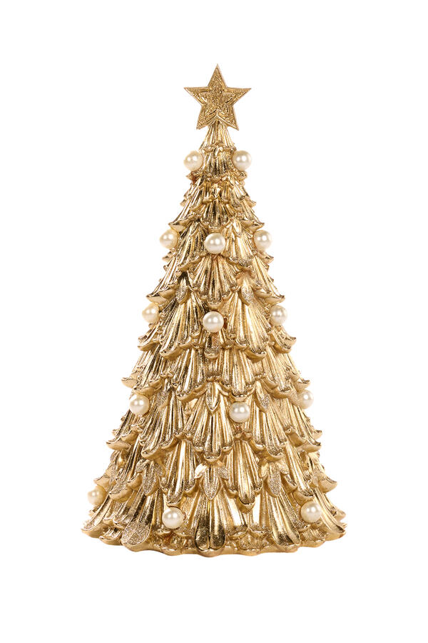 Christmas Tree with Pearls Tabletop Decoration