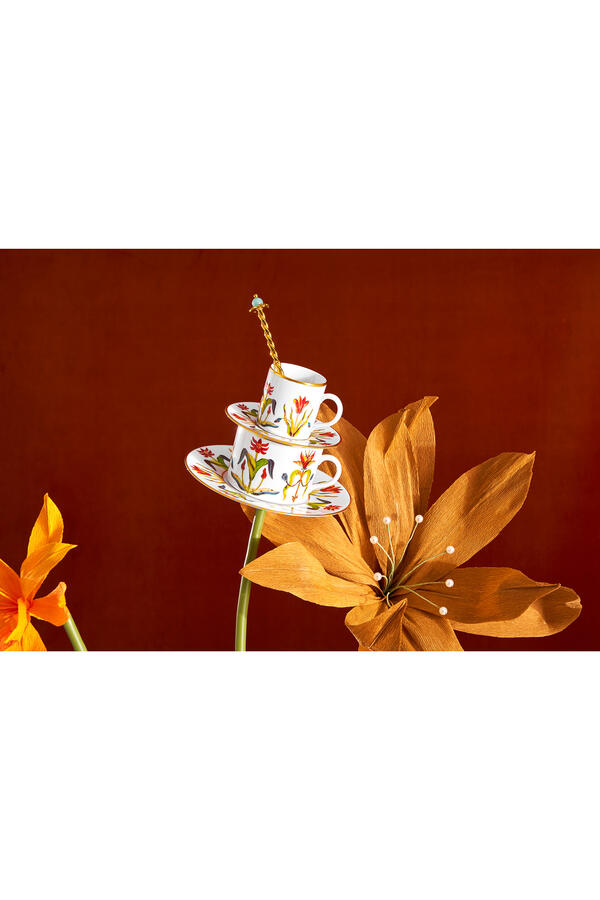 Grand Tour Tea Cup & Saucer, Set of 2