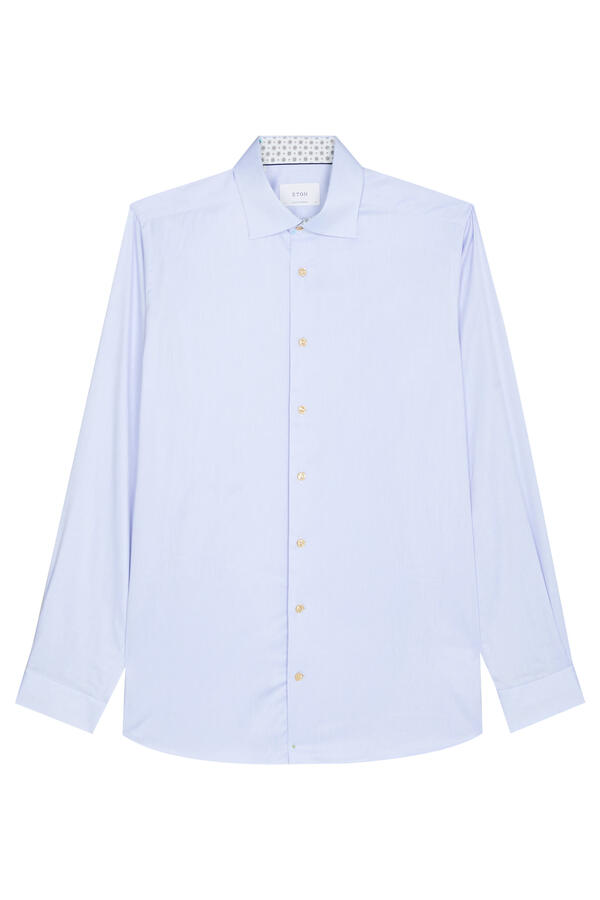 Geometric Effect Signature Twill Shirt