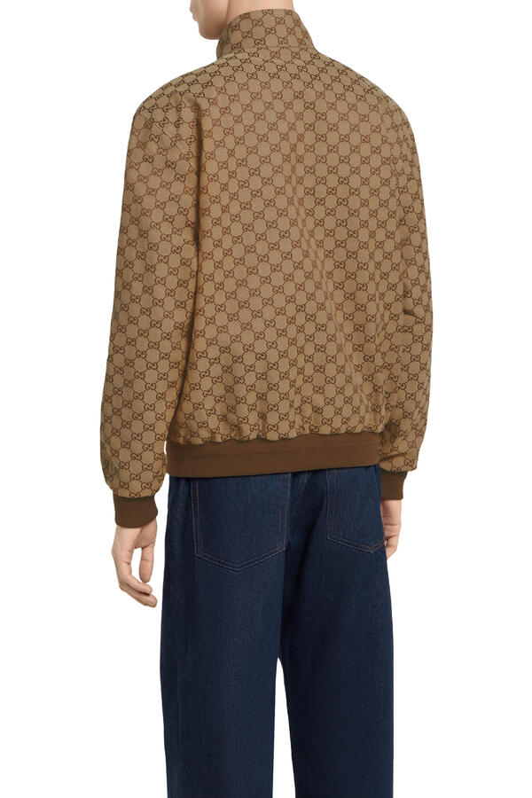 GG Canvas Bomber Jacket