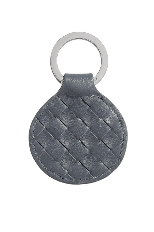 Intrecciato Piccolo Round Key Ring