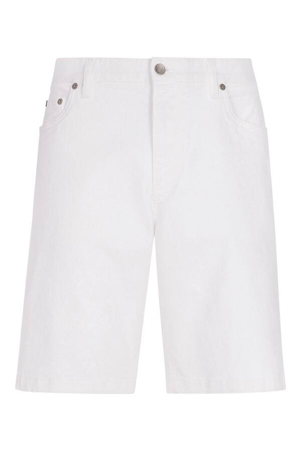 Stretch Denim Shorts