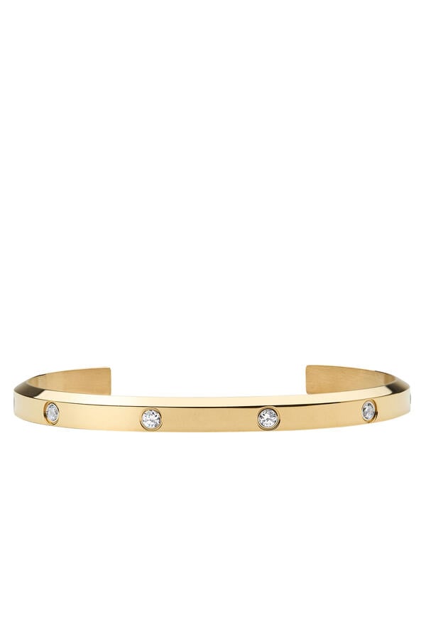 Classic Lumine Bracelet, Stainless Steel & Cubic Zirconia