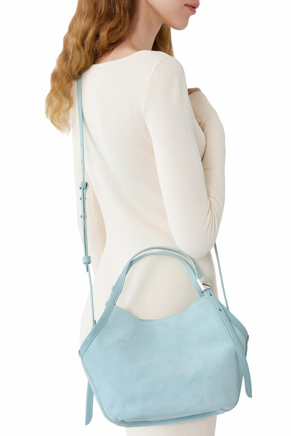 Deco Suede Small Tulip Tote