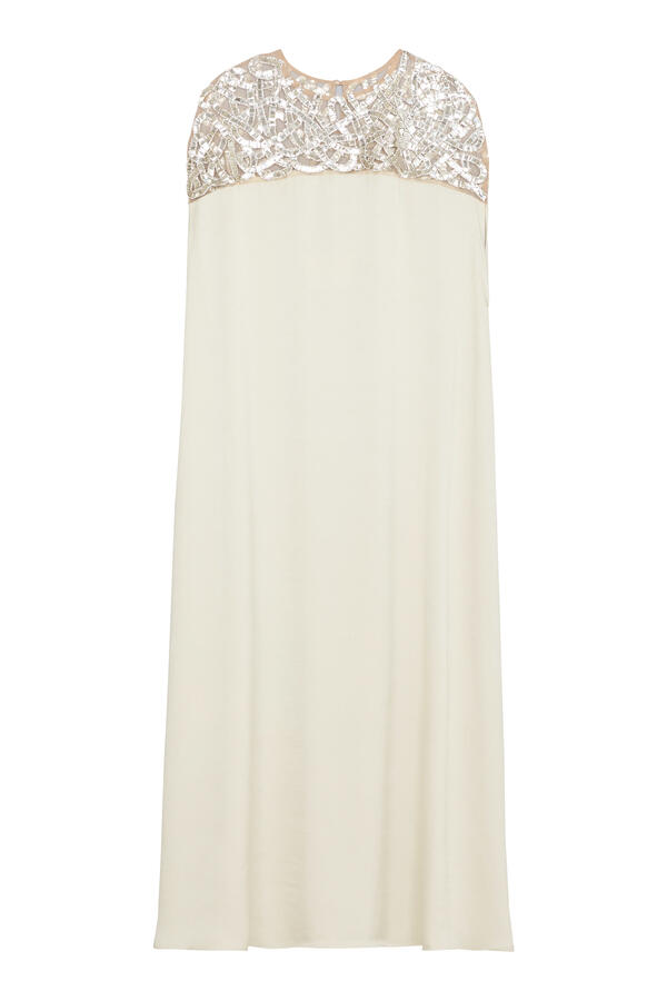 Viscose Satin Kaftan Dress