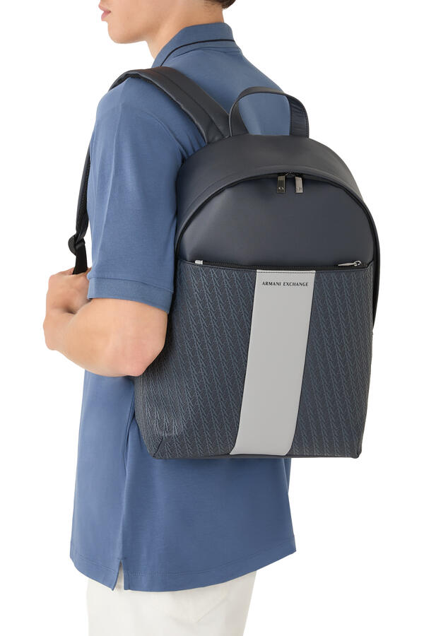 William Geometric Pattern Backpack