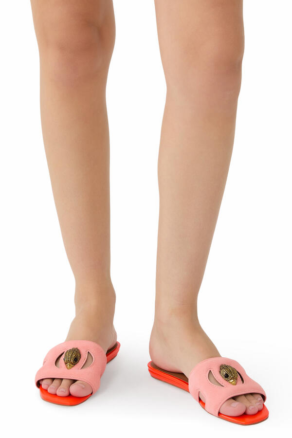 Eagle Cut-Out Flat Sandals