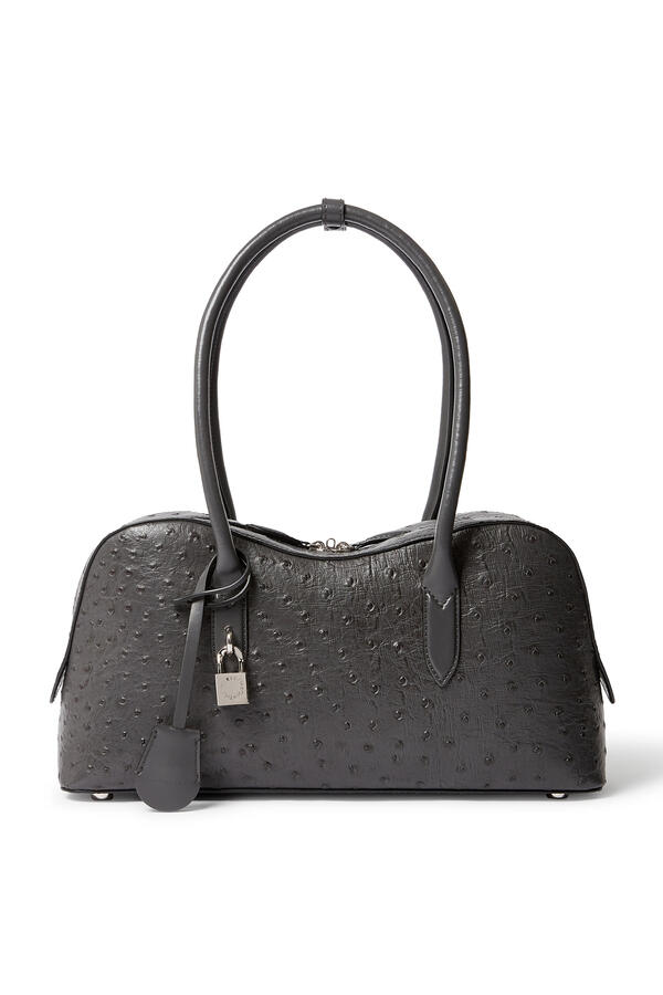 Ryder Ostrich Shoulder Bag