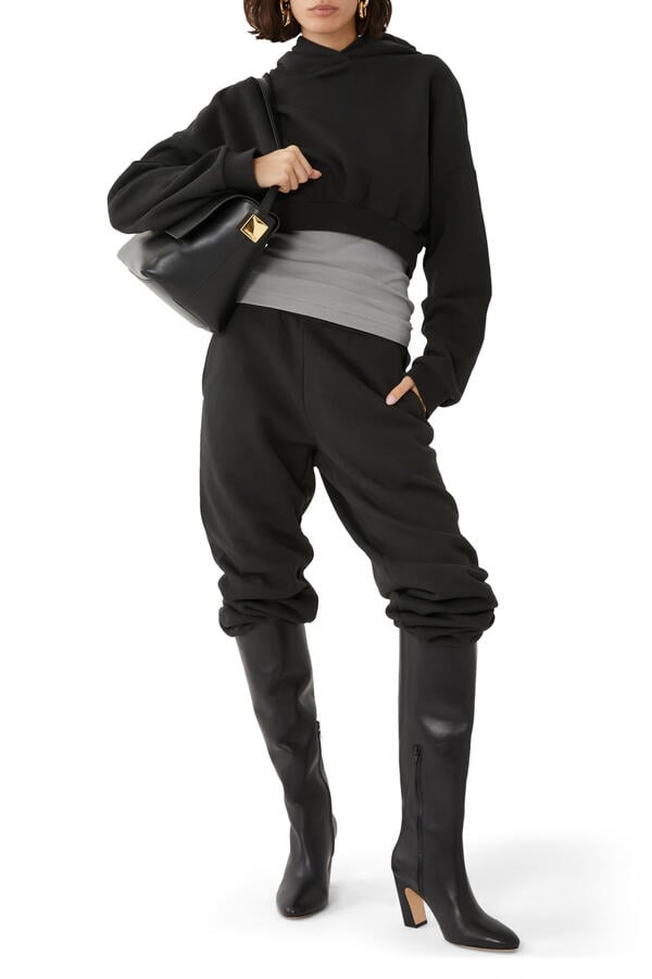 Cropped Heavy Hoodie