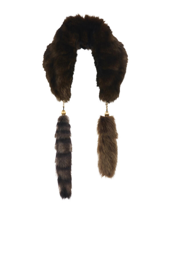 The Treasure Tails Shearling Scarf