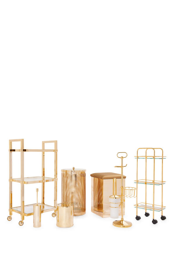 Square Gold-Plated Trolley
