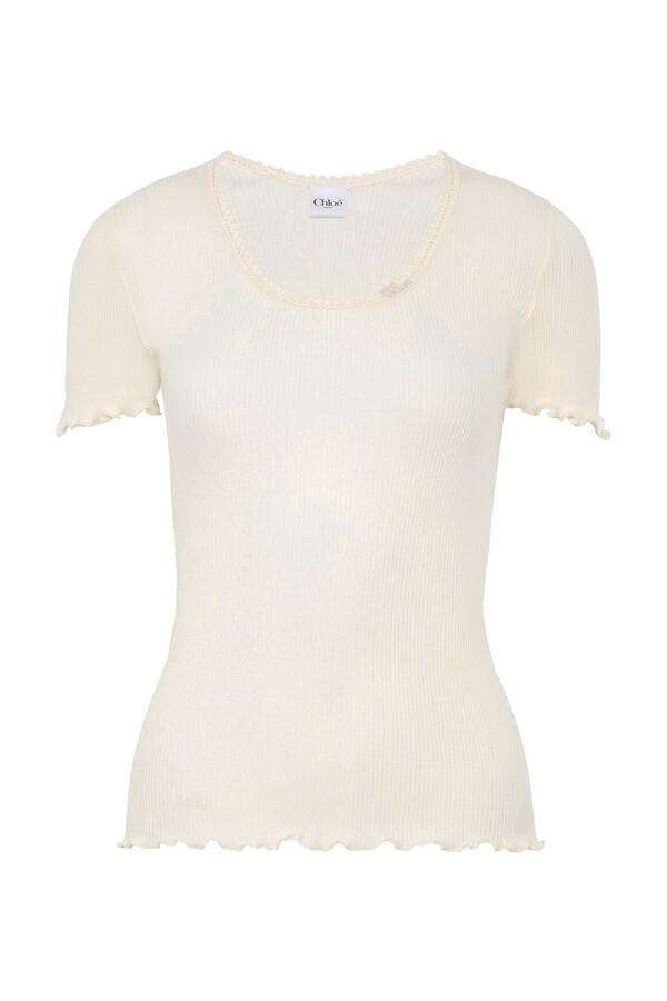 Scoop Neck Fitted T-shirt