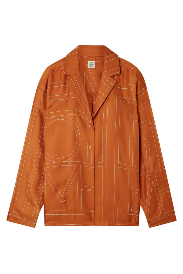 Monogram Pajama Top