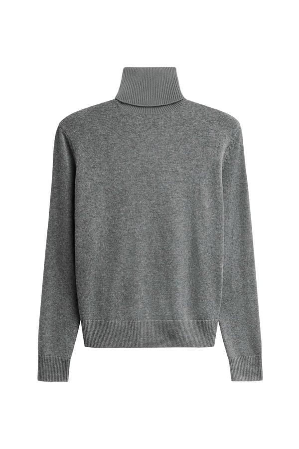  Gala Padded Knit Turtleneck Sweatshirt 